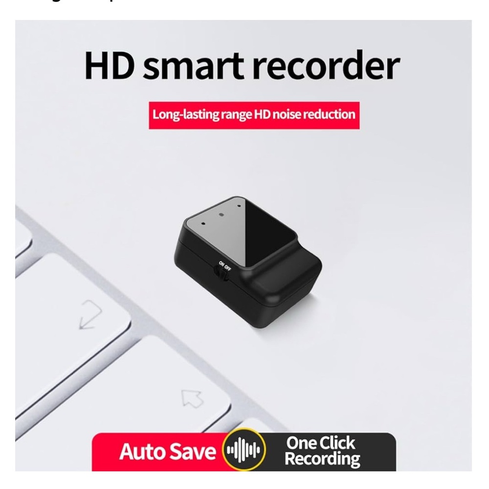 Mini Voice Recorder 64GB Large Storage, Voice-Activated Recording New